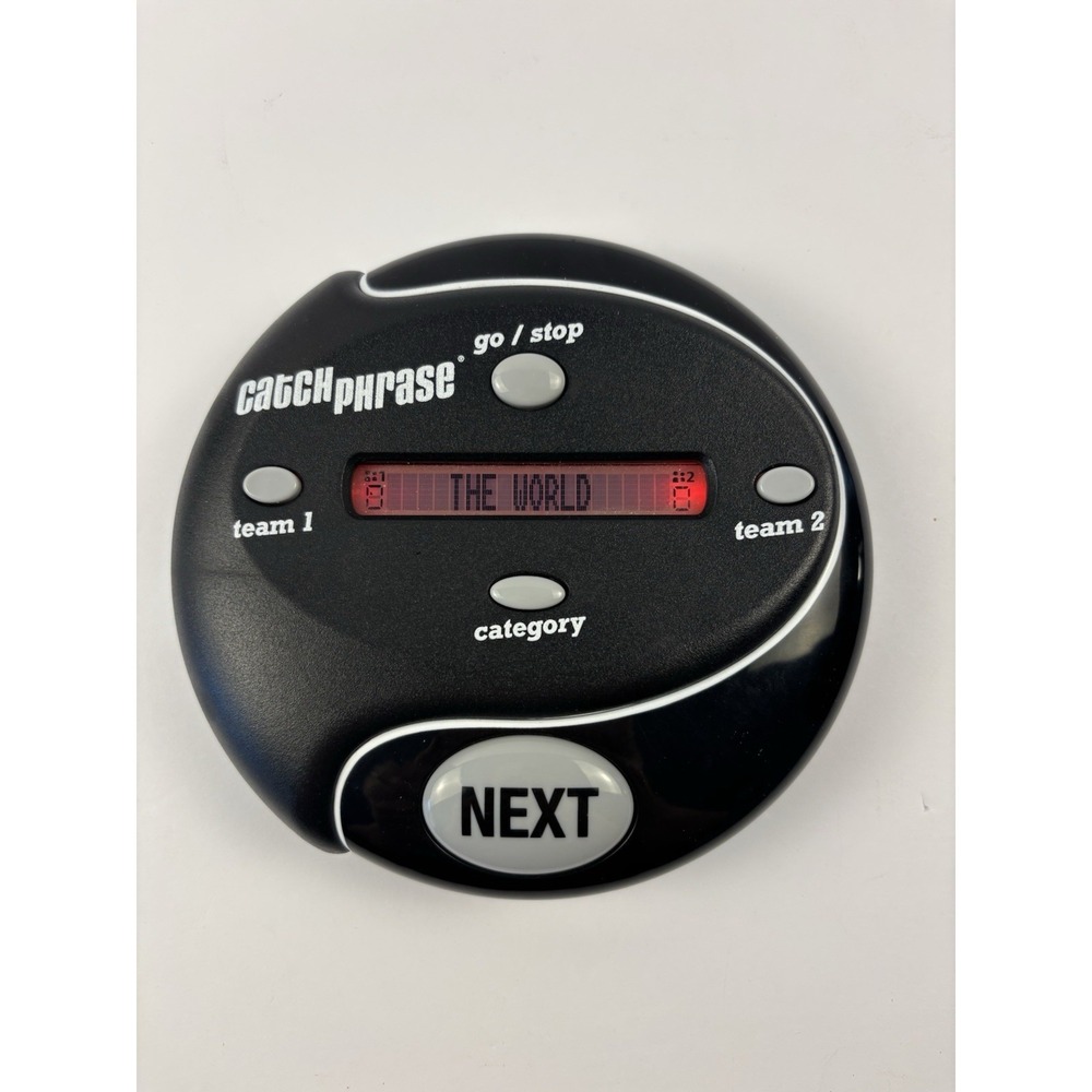 Electronic CATCH PHRASE by Hasbro Gaming 2016 Black B7389 - Works